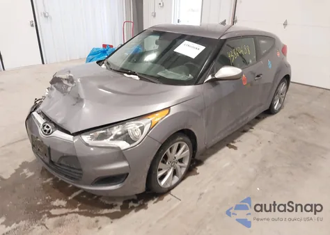 2016 Hyundai Veloster z USA, uszkodzony, nr VIN KMHTC6AD2GU268765